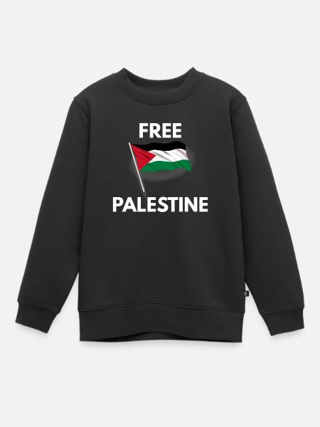 Libérer la Palestine - Sweat Premium enfant bio - noir