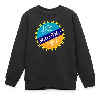 Vélo Biking Triathlon Cycling - Sweat Premium enfant bio - noir - Devant - AI Model Kid Female (0cm)