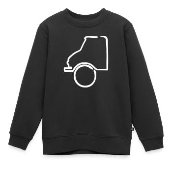 Unimog - Oldtimer - Offroad - Universal motor device - Kids Premium Organic Sweatshirt - black - Front - AI Model Kid Female (0cm)