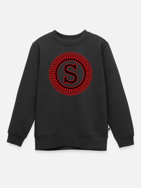 S - Kids Premium Organic Sweatshirt - black