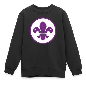 Pfadfinder / Pfadfinder - Kinder Premium Organic Sweatshirt - Schwarz - Vorne - AI Model Kid Female (0cm)