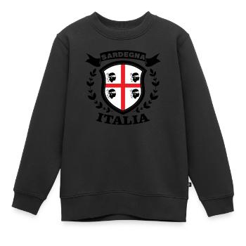 Sardegna Italia Geschenk Sardinien Sarden - Kinder Premium Organic Sweatshirt - Schwarz - Vorne - AI Model Kid Female (0cm)