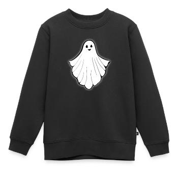 Geist - Kinder Premium Organic Sweatshirt - Schwarz - Vorne - AI Model Kid Female (0cm)