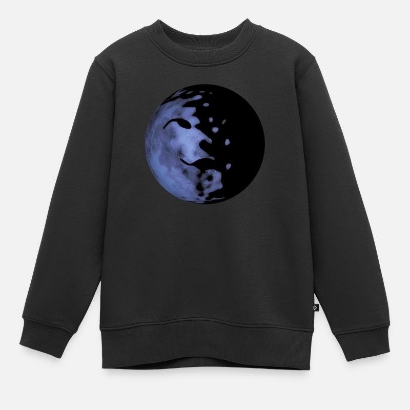 Planet - Kinder Premium Organic Sweatshirt - Schwarz