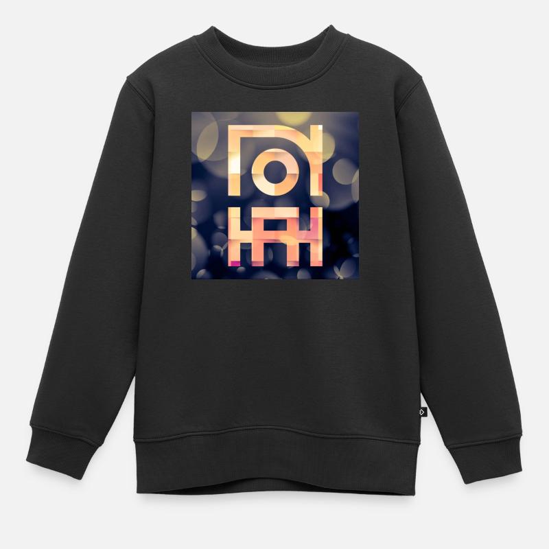 Noah - Lounge Version - Kids Premium Organic Sweatshirt - black