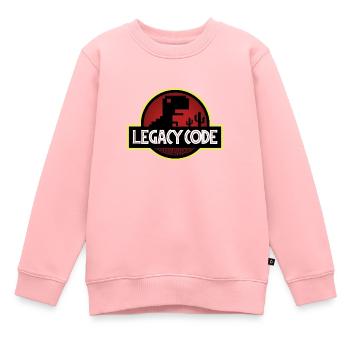 Legacy-Code - Kinder Premium Organic Sweatshirt - Rosa - Vorne - AI Model Kid Female (0cm)