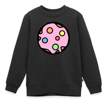 Keks - Kinder Premium Organic Sweatshirt - Schwarz - Vorne - AI Model Kid Female (0cm)