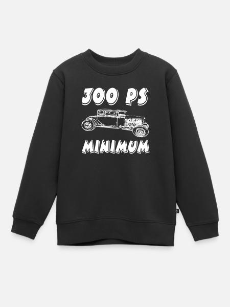 Auto - Kinder Premium Organic Sweatshirt - Schwarz