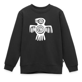 Inka Kultur, Lateinamerika - Kinder Premium Organic Sweatshirt - Schwarz - Vorne - AI Model Kid Female (0cm)