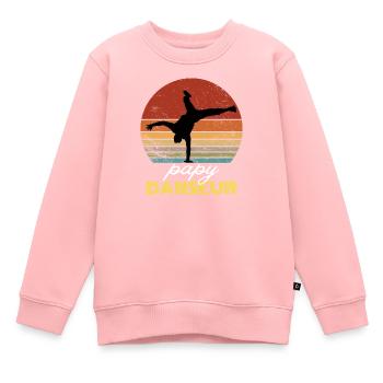 PAPY DANSEUR - Sweat Premium enfant bio - rose - Devant - AI Model Kid Female (0cm)