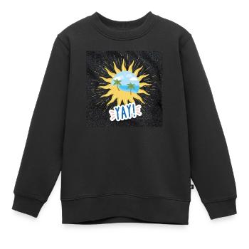 summer - Sweat Premium enfant bio - noir - Devant - AI Model Kid Female (0cm)