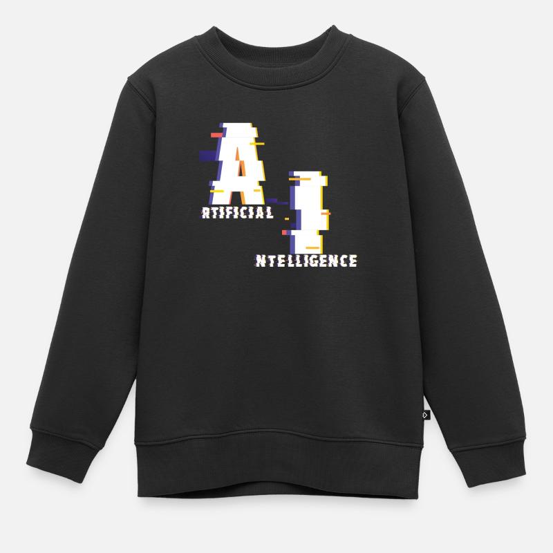 Intelligence artificielle - Sweat Premium enfant bio - noir