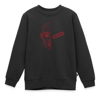 Access Denied - Kids Premium Organic Sweatshirt - black - Front - AI Model Kid Female (0cm)