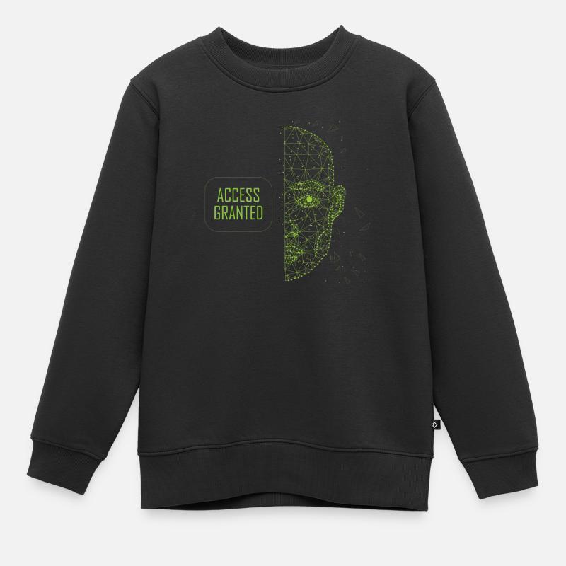 Accès accordé - Sweat Premium enfant bio - noir