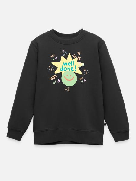 Bien joué - Sweat Premium enfant bio - noir