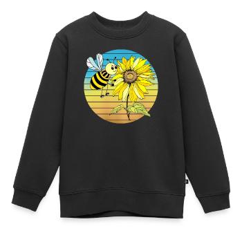 Insecte - Sweat Premium enfant bio - noir - Devant - AI Model Kid Female (0cm)