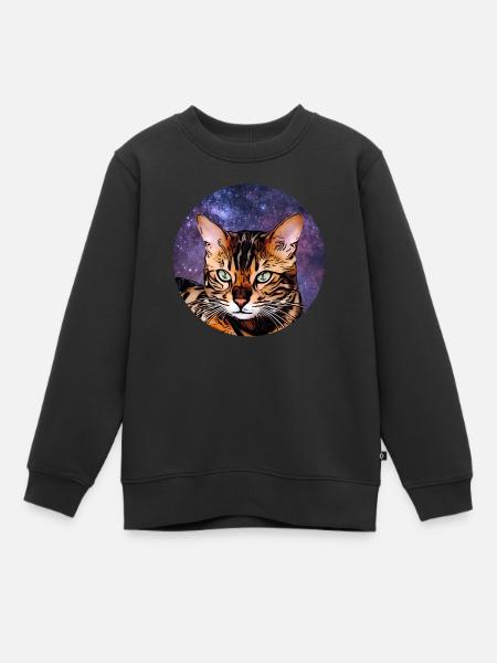 Bengale 2 - Sweat Premium enfant bio - noir