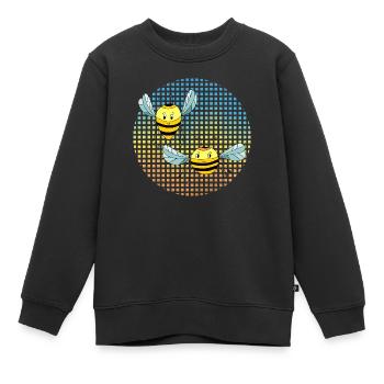 Insectes - Sweat Premium enfant bio - noir - Devant - AI Model Kid Female (0cm)