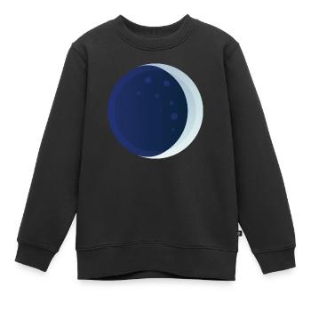 Éclipse lunaire - Sweat Premium enfant bio - noir - Devant - AI Model Kid Female (0cm)