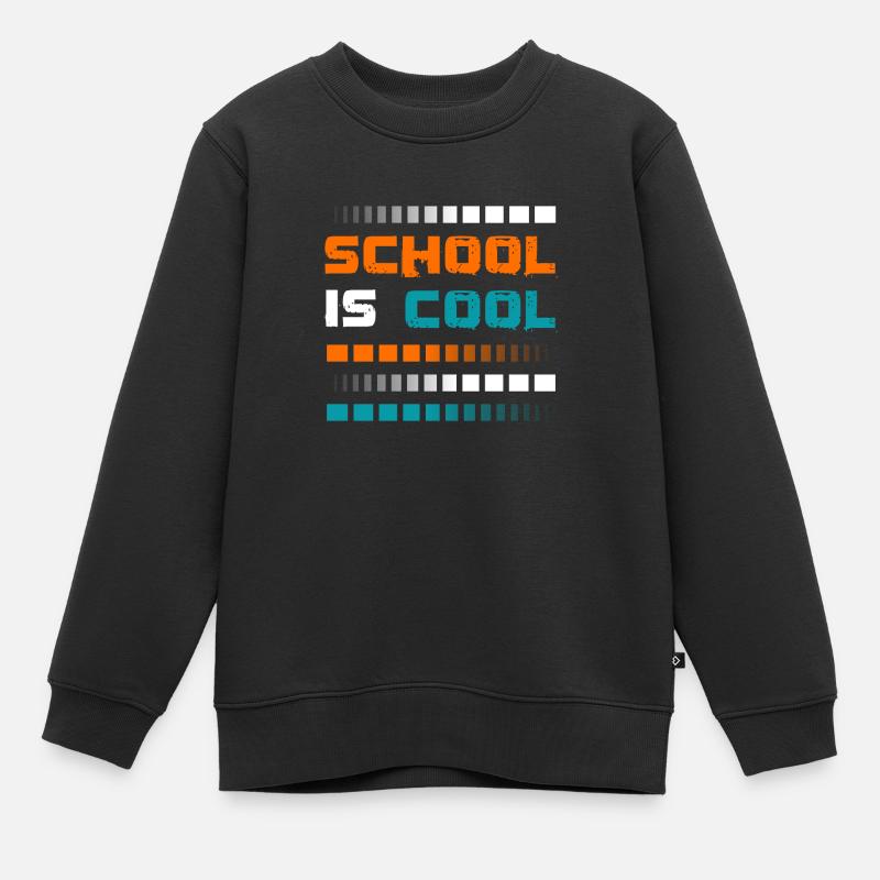 L’école est cool - Sweat Premium enfant bio - noir