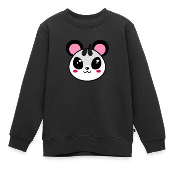 Un animal étrange ! - Sweat Premium enfant bio - noir - Devant - AI Model Kid Female (0cm)
