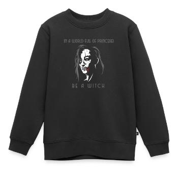 Alternative Halloween costume - Kids Premium Organic Sweatshirt - black - Front - AI Model Kid Female (0cm)