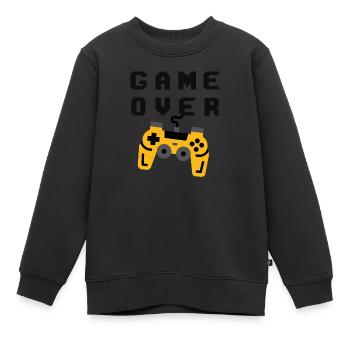 Fin du jeu - Sweat Premium enfant bio - noir - Devant - AI Model Kid Female (0cm)