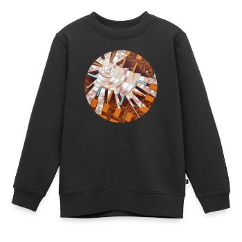 Blast 4 - Kids Premium Organic Sweatshirt - black - Front - AI Model Kid Female (0cm)