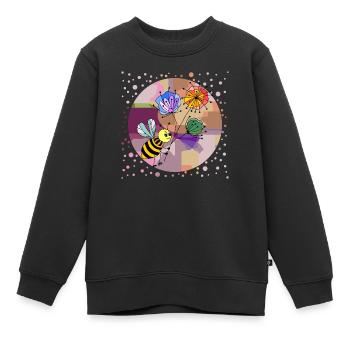Insekten - Kinder Premium Organic Sweatshirt - Schwarz - Vorne - AI Model Kid Female (0cm)