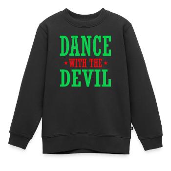 Dance with the Devil - Kinder Premium Organic Sweatshirt - Schwarz - Vorne - AI Model Kid Female (0cm)