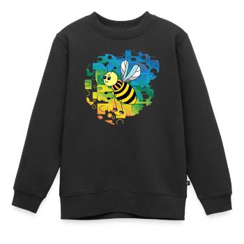 Insekt - Kinder Premium Organic Sweatshirt - Schwarz - Vorne - AI Model Kid Female (0cm)