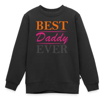 Le meilleur papa de tous les temps - Sweat Premium enfant bio - noir - Devant - AI Model Kid Female (0cm)