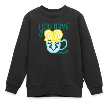 MOMENT - Kinder Premium Organic Sweatshirt - Schwarz - Vorne - AI Model Kid Female (0cm)