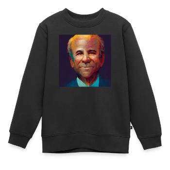 Präsident Usa - Kinder Premium Organic Sweatshirt - Schwarz - Vorne - AI Model Kid Female (0cm)