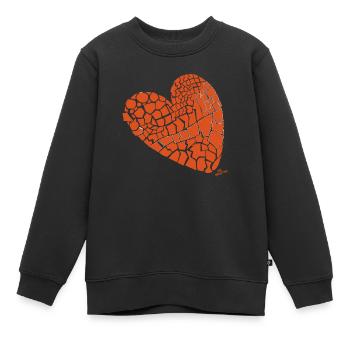 STÜCKE - Kinder Premium Organic Sweatshirt - Schwarz - Vorne - AI Model Kid Female (0cm)
