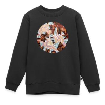 Blast 6 - Kids Premium Organic Sweatshirt - black - Front - AI Model Kid Female (0cm)