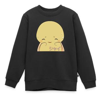 Sanmah Schildkröte schüchtern - Kinder Premium Organic Sweatshirt - Schwarz - Vorne - AI Model Kid Female (0cm)