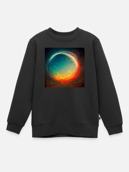 Éveil spirituel - Sweat Premium enfant bio - noir