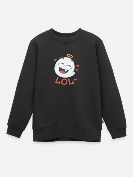 LOL- - Kinder Premium Organic Sweatshirt - Schwarz
