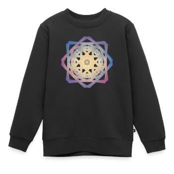 Stern der Glückseligkeit - Kinder Premium Organic Sweatshirt - Schwarz - Vorne - AI Model Kid Female (0cm)