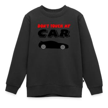 Auto - Kinder Premium Organic Sweatshirt - Schwarz - Vorne - AI Model Kid Female (0cm)