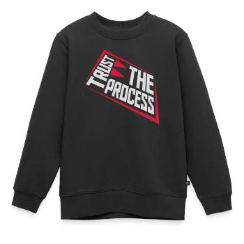 faire confiance au processus Devis - Sweat Premium enfant bio - noir - Devant - AI Model Kid Female (0cm)