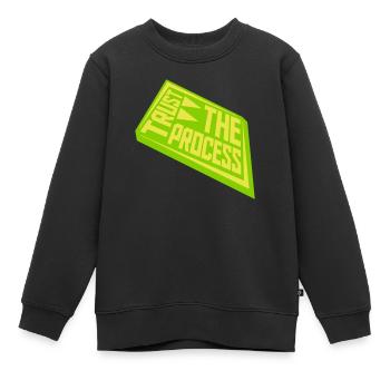 faire confiance au processus Devis - Sweat Premium enfant bio - noir - Devant - AI Model Kid Female (0cm)