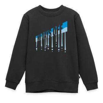 no days off quote - Kids Premium Organic Sweatshirt - black - Front - AI Model Kid Female (0cm)