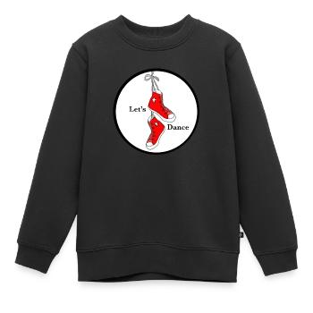 Let's Dance Band 1 - Kinder Premium Organic Sweatshirt - Schwarz - Vorne - AI Model Kid Female (0cm)