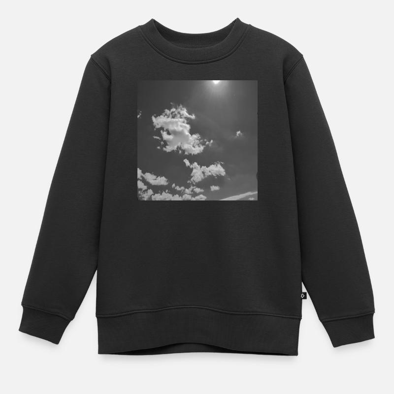 Clouds ByRino - Kids Premium Organic Sweatshirt - black