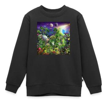 Dreamylife V4 - Kinder Premium Organic Sweatshirt - Schwarz - Vorne - AI Model Kid Female (0cm)