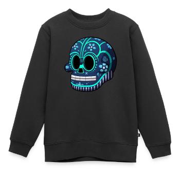 Calavera : Hôtels - Sweat Premium enfant bio - noir - Devant - AI Model Kid Female (0cm)