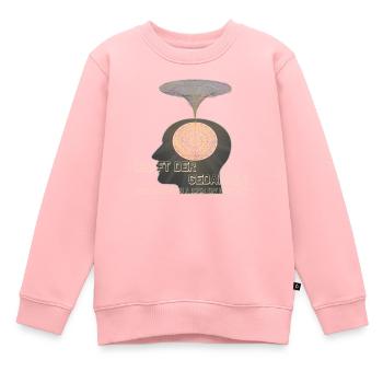 Kraft der Gedanken - Kinder Premium Organic Sweatshirt - Rosa - Vorne - AI Model Kid Female (0cm)
