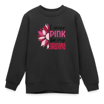 Rettet die Tölpel-Oma - Kinder Premium Organic Sweatshirt - Schwarz - Vorne - AI Model Kid Female (0cm)